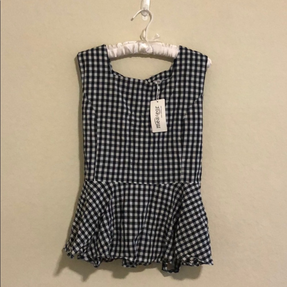 Plus size Peplum top